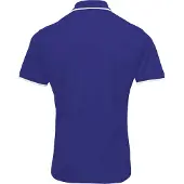Premier Herencontrast Coolchecker Polo Shirt (Koninklijk/Wit)