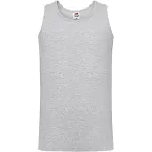 Fruit Of The Loom Heren Valueweight Heather Athletic Vest Top (Heide Grijs)