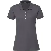 Russell athletic Russell Dames/dames Stretch Short Sleeve Polo Shirt (Konvooi Grijs)