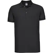 Russell athletic Russell Heren Rekken Korte Mouw Poloshirt (Zwart)