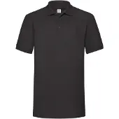 Fruit Of The Loom Heren 65/35 Zwaargewicht Poloshirt (Zwart)