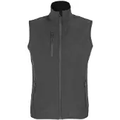 Sols Dames/dames Falcon Softshell gerecyclede bodywarmer (Houtskool)