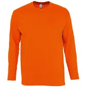 Sols Heren Monarch T-Shirt met lange mouwen (Oranje)