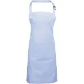 Premier Dames/Dames Kleuren Bipschort Met Zak / Werkkleding (Lichtblauw)