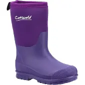 Cotswold Kinder/Kids Hilly Neopreen Wellington Laarzen (Paars)