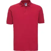 Russell athletic Russell Heren 100% Katoenen Korte Mouw Poloshirt (Klassiek rood)