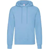 Fruit Of The Loom Unisex Volwassenen Klassiek Sweatshirt met capuchon (Hemelsblauw)