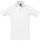 Sols Heren Lente II Korte Mouw Zwaarlijvig Poloshirt (Wit)