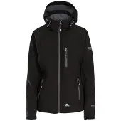Trespass - "Bela II" softshell jas voor dames, model TP3440 (maat XS), kleur zwart