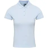 Premier Dames/Dames Coolchecker Plus Poloshirt (Lichtblauw)