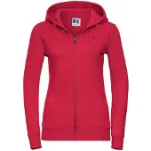Russell athletic Russell Dames/Dames Authentic Full Zip Hoodie (Klassiek rood)