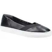 Hush puppies Dames/dames Tiffany Leren Schoenen (Zwart)