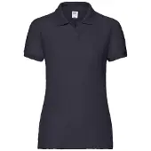Fruit Of The Loom Dames/dames Dame Fit Piqué Polo Shirt (Zwart)