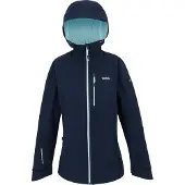 Regatta Dames/Dames Birchdale II Waterdichte Jas (Marine/Icy Morn)