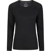 Mountain Warehouse Dames/Dames Quick Dry Top met lange mouwen (Zwart)