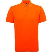 Asquith & Fox Heren Poloshirt met korte mouwen Prestatiemengsel (Oranje)