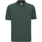 Russell athletic Russell Heren Klassiek Piqué Katoenen Polo Shirt (Fles groen)