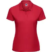Russell athletic Russell Dames/Dames Klassiek Effen Poloshirt van Polycotton (Klassiek rood)