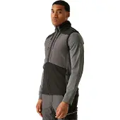 Regatta Professional Heren 3-laags Softshell Bodywarmer (Leisteengrijs/zwart)