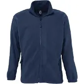 Sols Heren North Full Zip Outdoor Fleece Jacket (Marine)