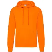 Fruit Of The Loom Unisex Volwassenen Klassiek Sweatshirt met capuchon (Oranje)