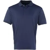 Premier Heren Coolchecker Pique korte mouw Polo T-Shirt (Marine)