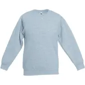 Fruit Of The Loom Kinder Unisex Premium 70/30 Sweatshirt (Heather Grijs)