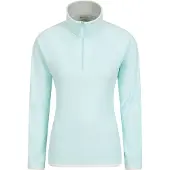 Mountain Warehouse Dames/Dames Montana Half Zip Fleece Top (Groen)