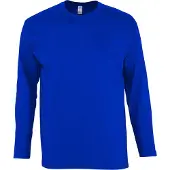 Sols Heren Monarch T-Shirt met lange mouwen (Koningsblauw)