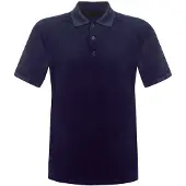 Regatta Heren Coolweave Korte Mouwen Poloshirt (Marine)