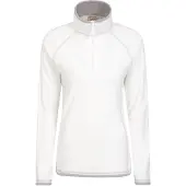 Mountain Warehouse Dames/Dames Montana Half Zip Fleece Top (Beige)