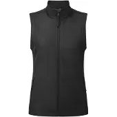 Premier Dames/Dames Windchecker Gerecycled Printbaar Gilet (Zwart)