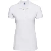 Russell athletic Russell Dames/dames Stretch Short Sleeve Polo Shirt (Wit)