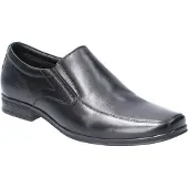 Hush puppies Heren Billy Slip On Leather Shoe (Zwart)