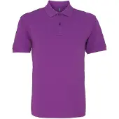 Asquith & Fox Heren Poloshirt met korte mouwen (Orchidee)