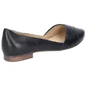 Hush puppies Dames/dames Marley Ballerina Leder Slip On Schoenen (Zwart)