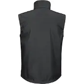 Regatta Heren Achthoek II Drukbare Soft Shell Bodywarmer (Zwart/Zwart)
