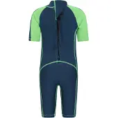 Mountain Warehouse Wetsuit met contrasterende panelen voor kinderen (Groen)