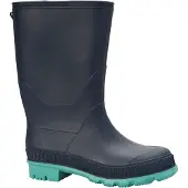 Mountain Warehouse Kinder/Kinder effen Wellington Laarzen (Marine)