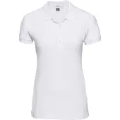Russell athletic Russell Dames/Dames Piqué Stretch Poloshirt (Wit)