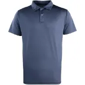 Premier Unisex Volwassen Coolchecker Piqué Poloshirt (Marine)
