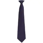 Premier Unisex volwassen kleuren modieuze effen Clip-On stropdas (Marine)