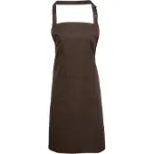Premier Dames/Dames Kleuren Bipschort Met Zak / Werkkleding (Bruin)