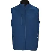 Sols Heren Falcon Softshell gerecyclede bodywarmer (Afgrond blauw)