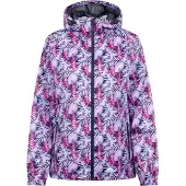 Trespass Dames/Dames Indulge Foliage Print Packaway Jacket (Roze/Lila)