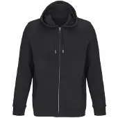 Sols Calipso Full Zip Hoodie voor volwassenen (Zwart)