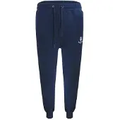 Aquascutum Heren Actieve Basis Geribbelde Joggingbroek (Blauw)