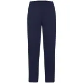 Fruit Of The Loom Heren joggingbroek met open zoom (Deep Navy)