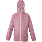 Regatta Groot Buitenshuis Kinderen/Kinderen Lever II Packaway Rain Jacket (Lila/Licht Vanille)