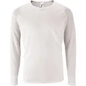 Sols Heren Sportief T-Shirt met lange mouwen (Wit)